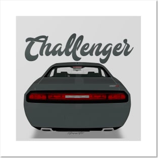 Challenger Srt-8 Silver Back Posters and Art